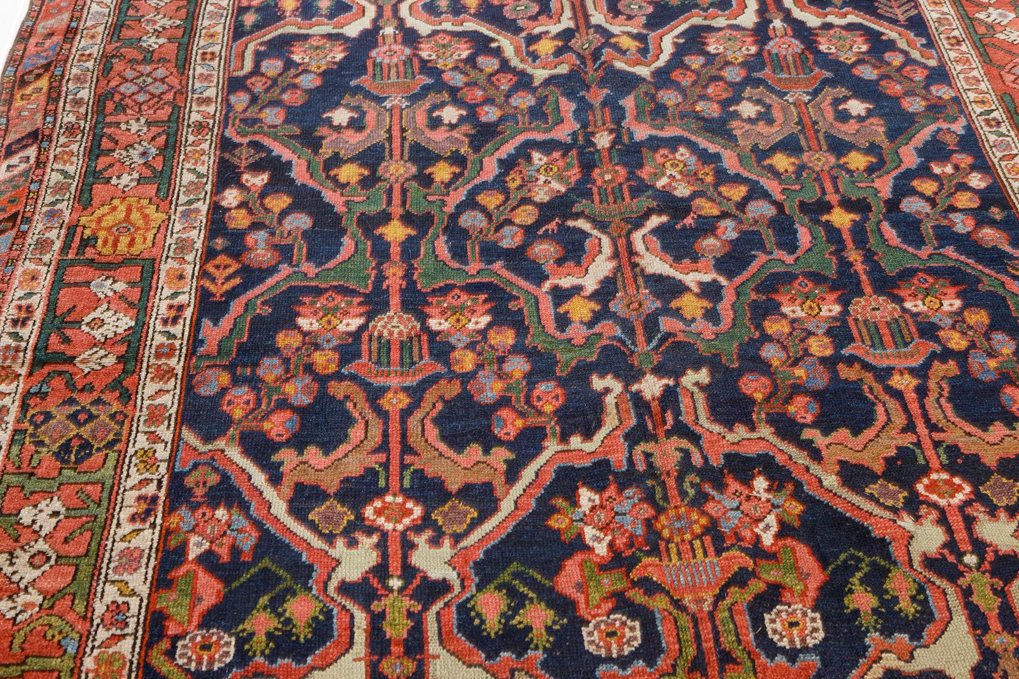 Hand-Knotted 19th Century North West Persian Handmade Rug For Sale