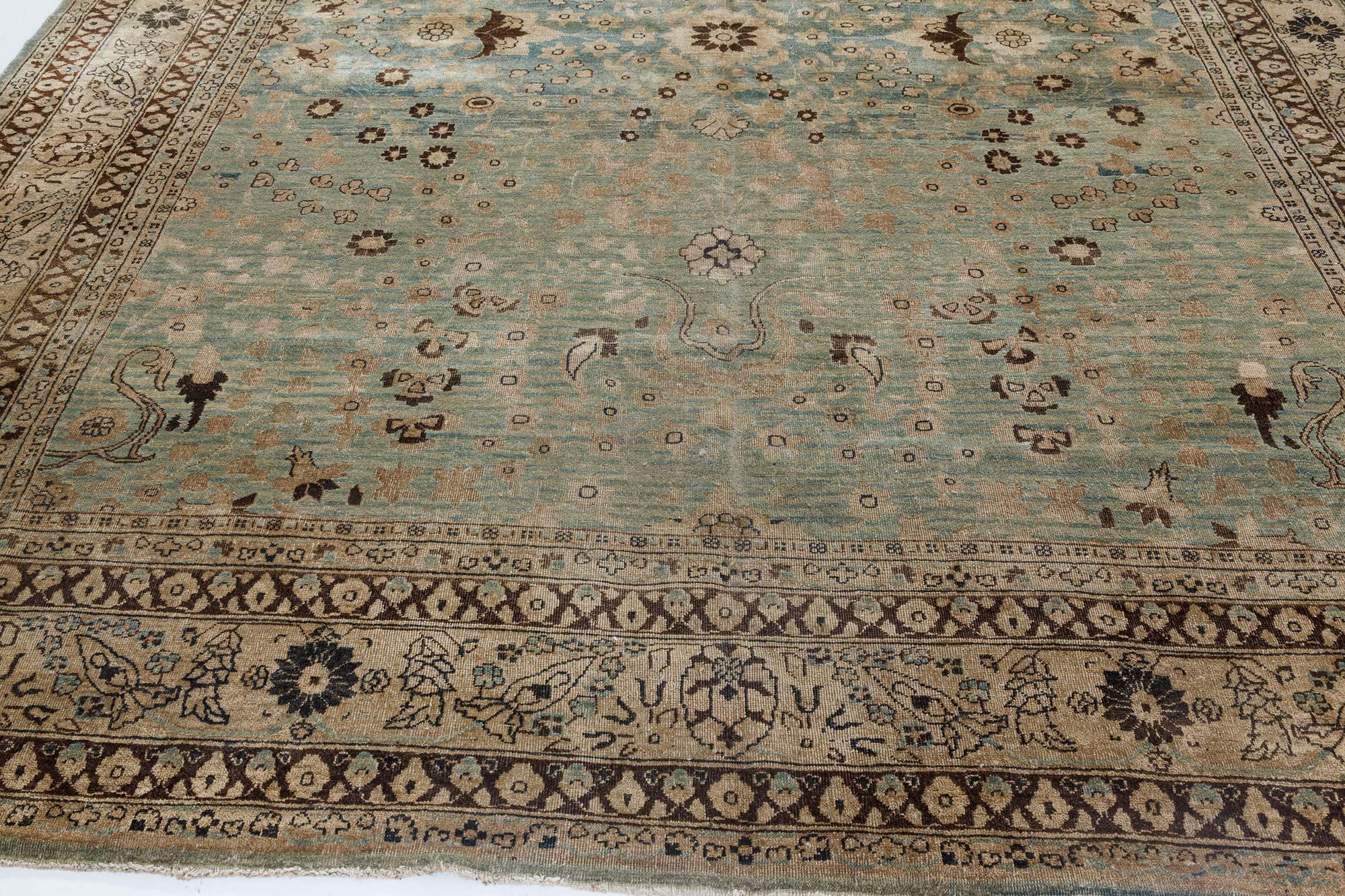 19th Century Persian Tabriz Carpet In Good Condition For Sale In New York, NY
