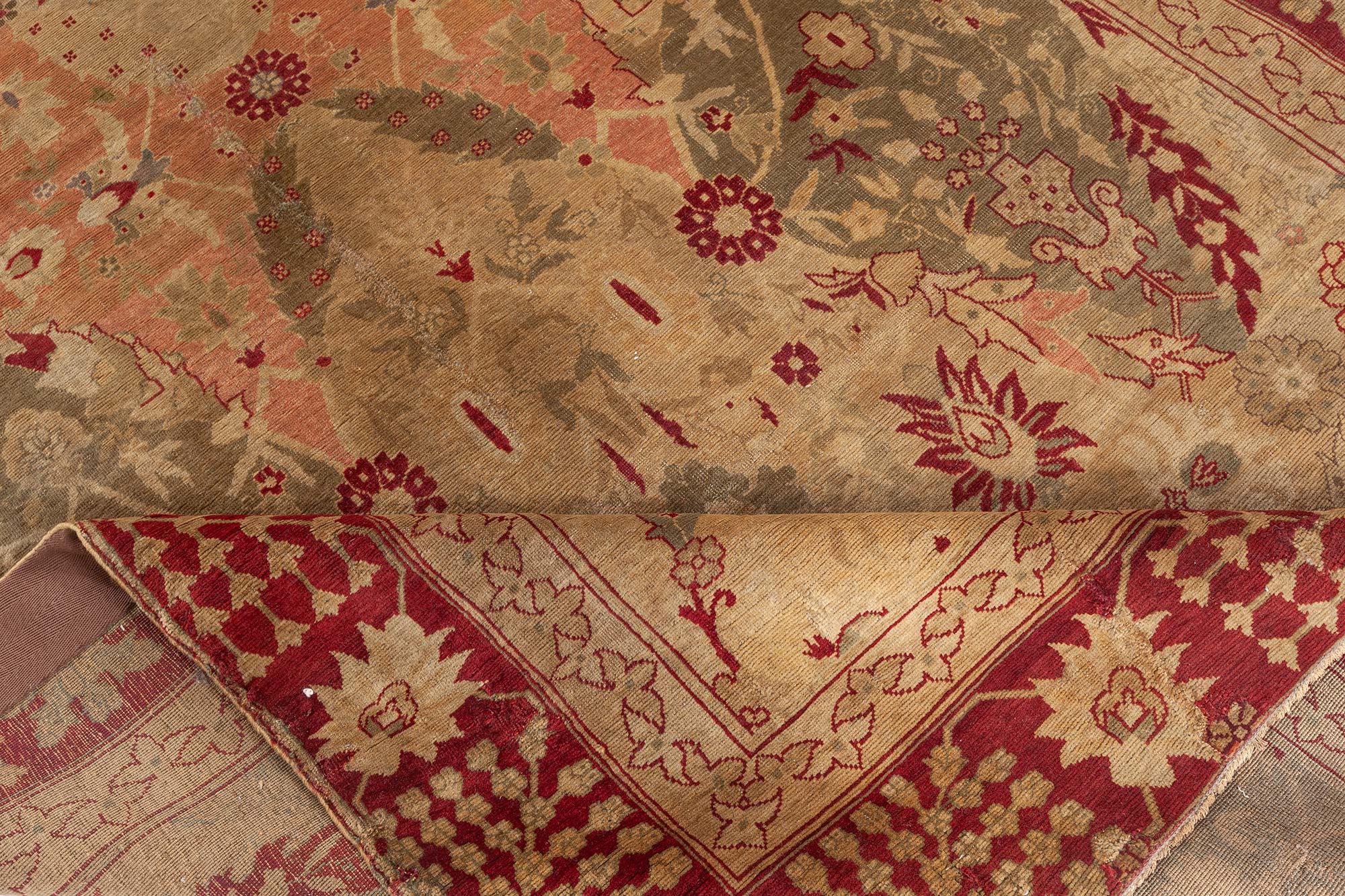 Doris Leslie Blau 19th Century Turkish Hereke Rug For Sale 1