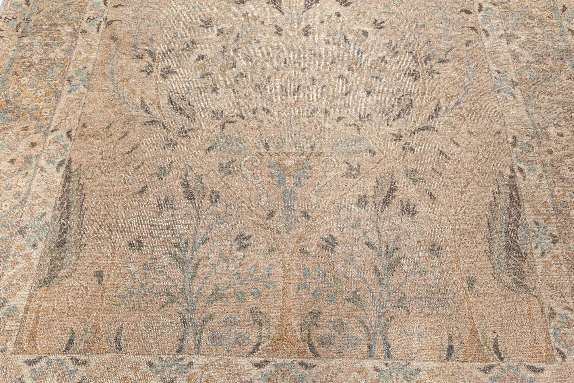Early 20th Century Persian Tabriz handmade wool rug
Size: 4'5