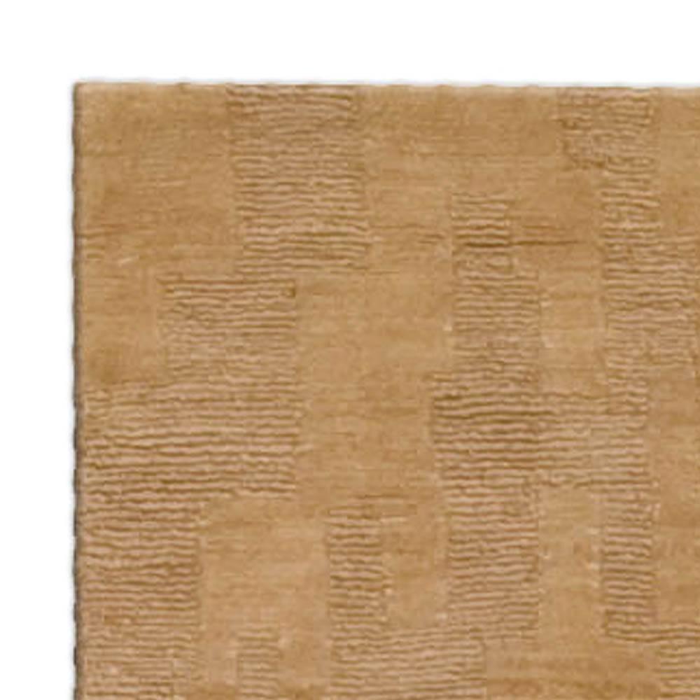 Doris Leslie Blau Collection 'AD4' Golden Beige and Brown Rug by Arthur Dunnam In New Condition For Sale In New York, NY