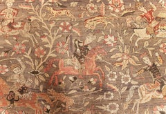 Doris Leslie Blau Antique Turkish Hereke Hunting Rug