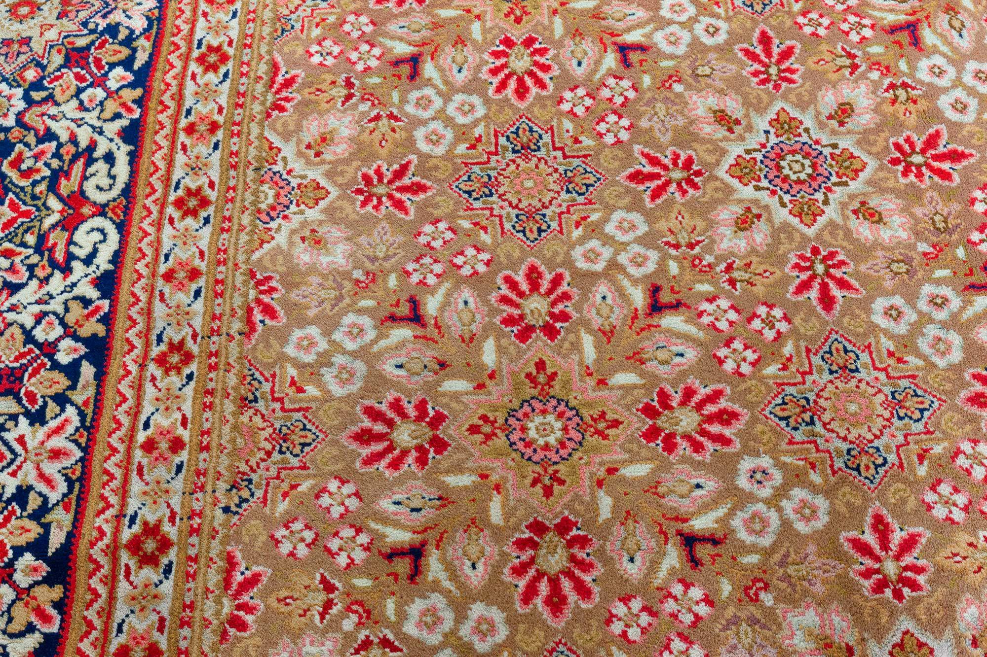 Hand-Knotted Antique English Wilton Rug 'Size Adjusted' For Sale