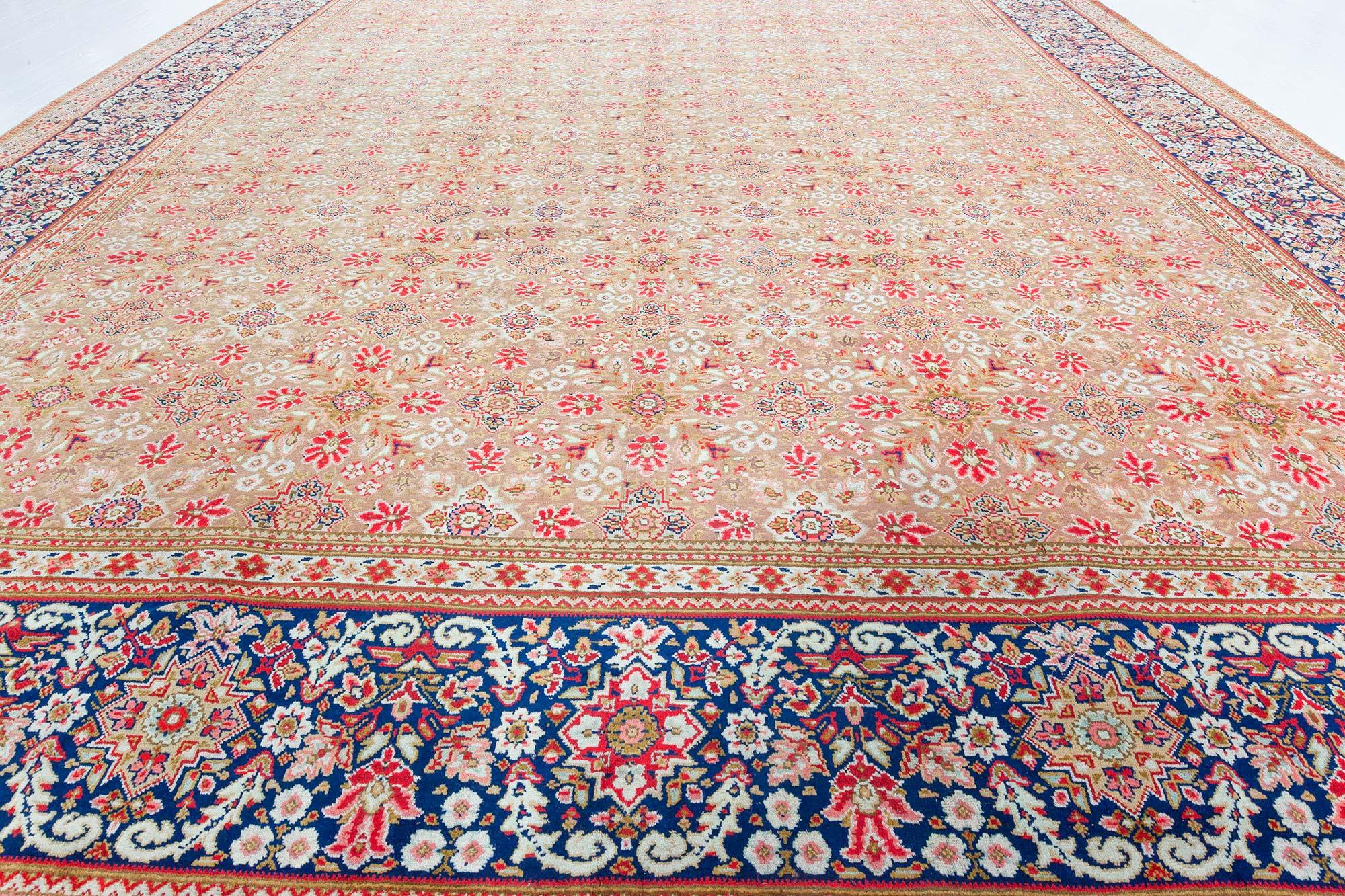 Doris Leslie Blau Antique English Wilton Rug 'Size Adjusted' In Good Condition For Sale In New York, NY