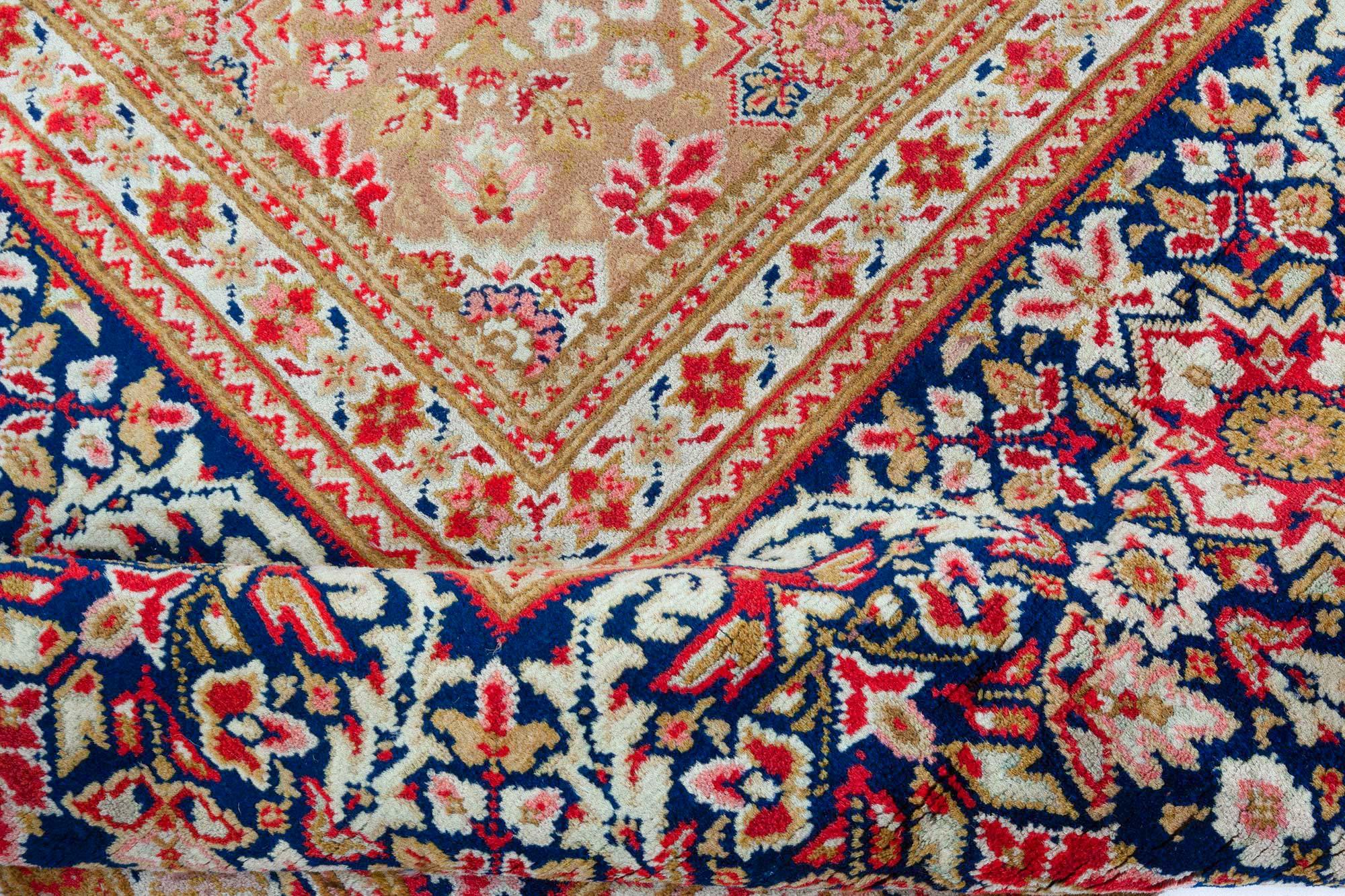 20th Century Doris Leslie Blau Antique English Wilton Rug 'Size Adjusted' For Sale