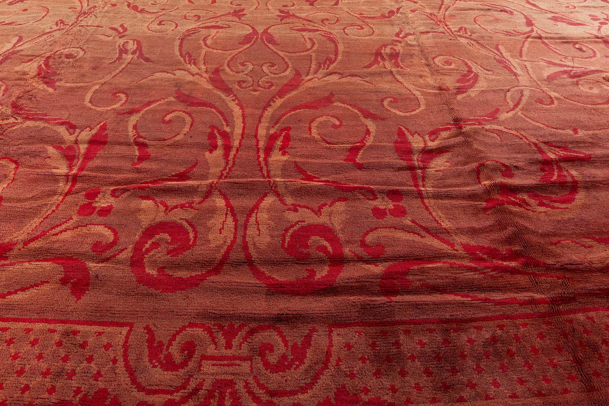 19th Century Antique French Savonnerie Rug For Sale