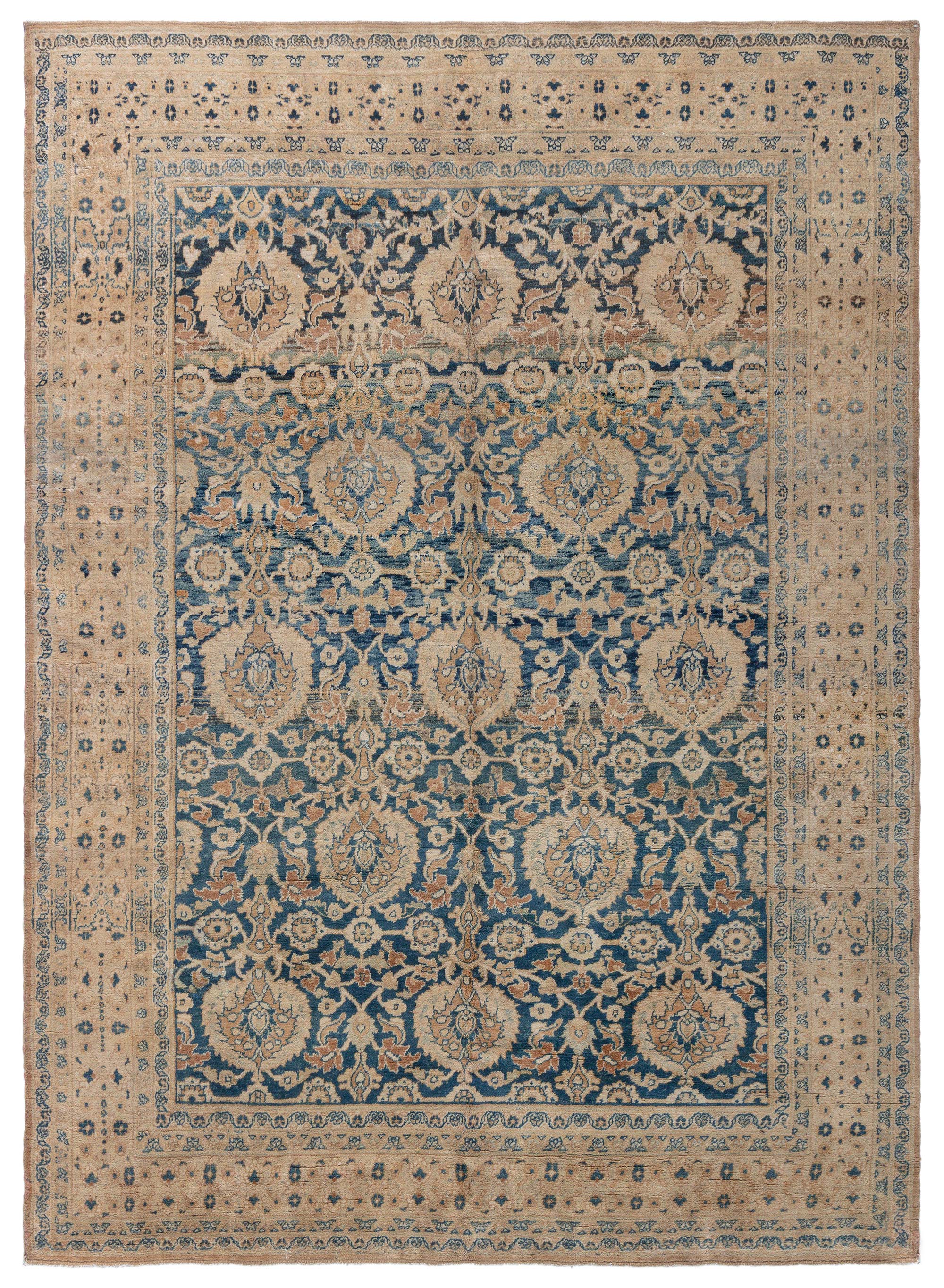 Tapis persan ancien Meshad Botanic fait à la main Doris Leslie Blau