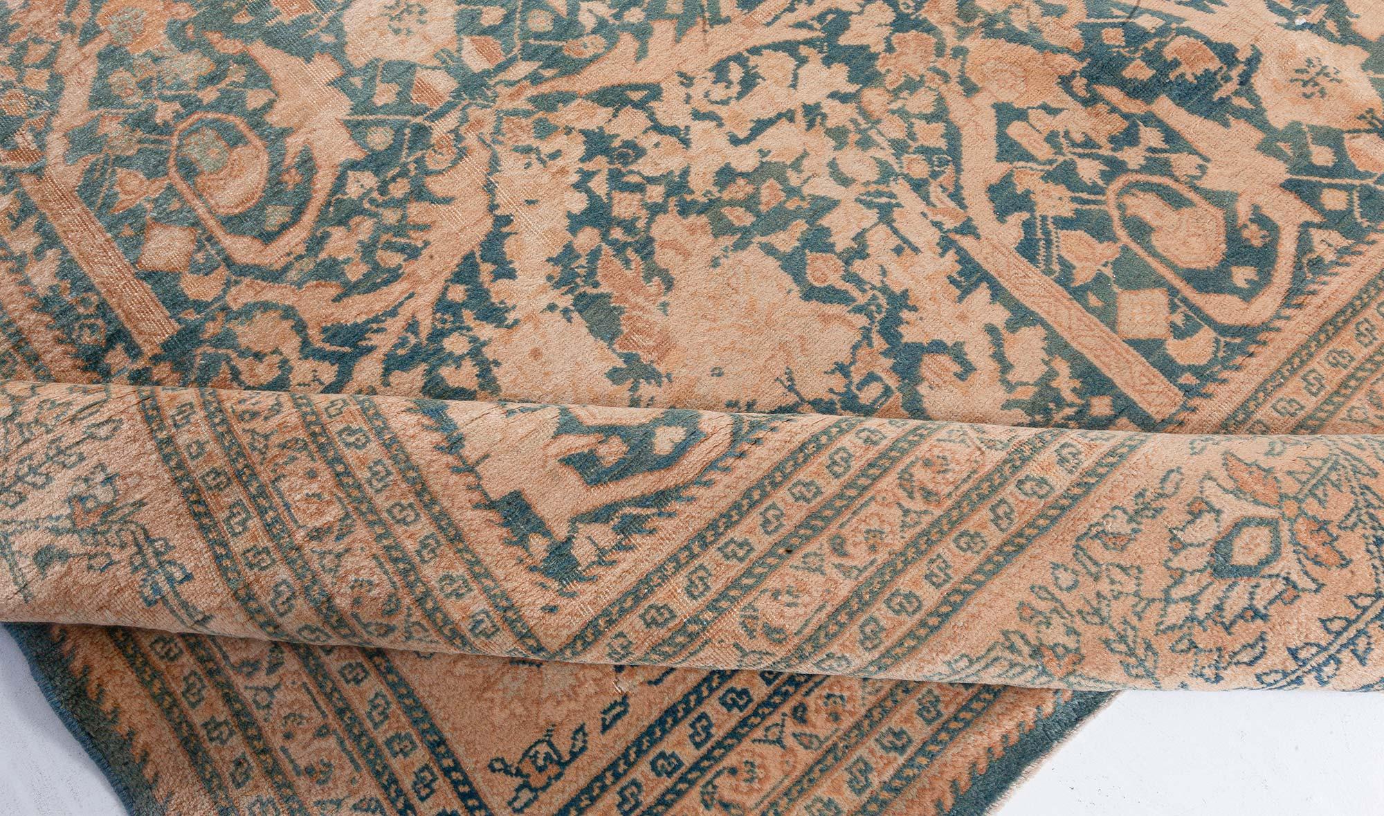 Tapis persan ancien Tabriz Botanic fait à la main Doris Leslie Blau Bon état - En vente à New York, NY