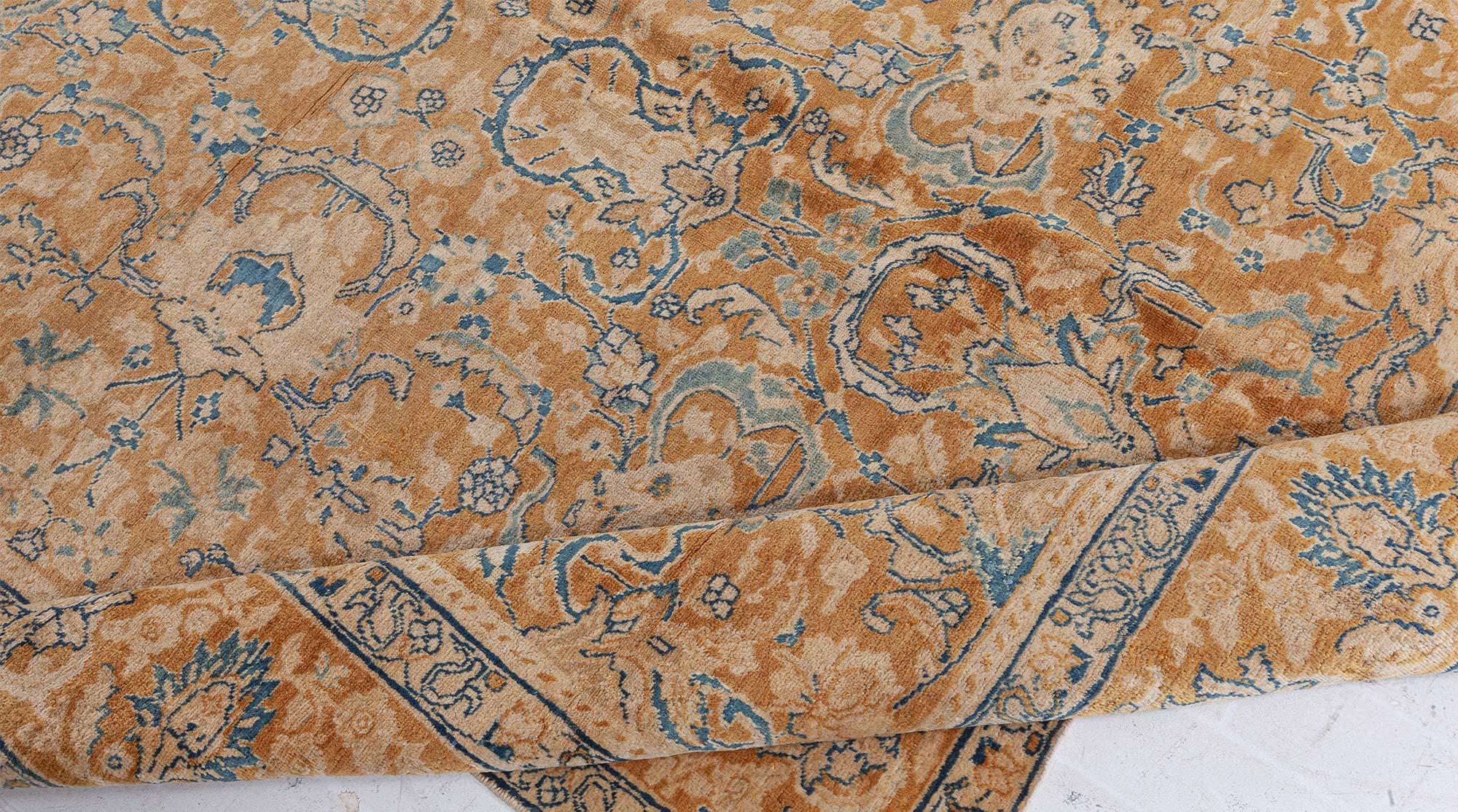 XX secolo Doris Leslie Blau Tappeto antico persiano Tabriz in lana fatto a mano in vendita