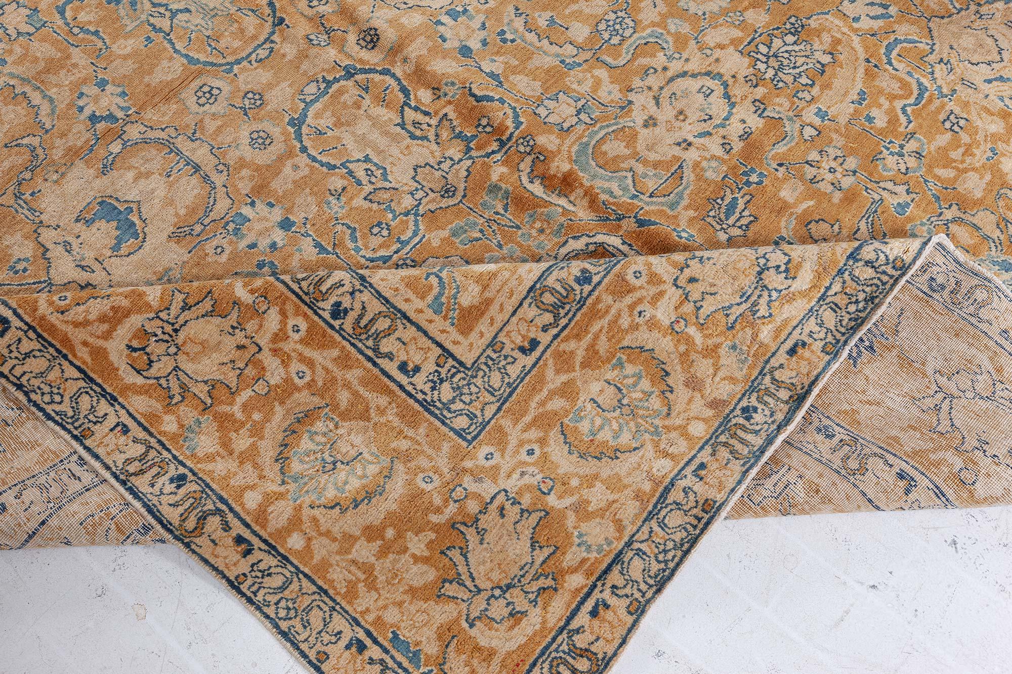 Antiker persischer Wollteppich Tabriz Handmade (Wolle) im Angebot