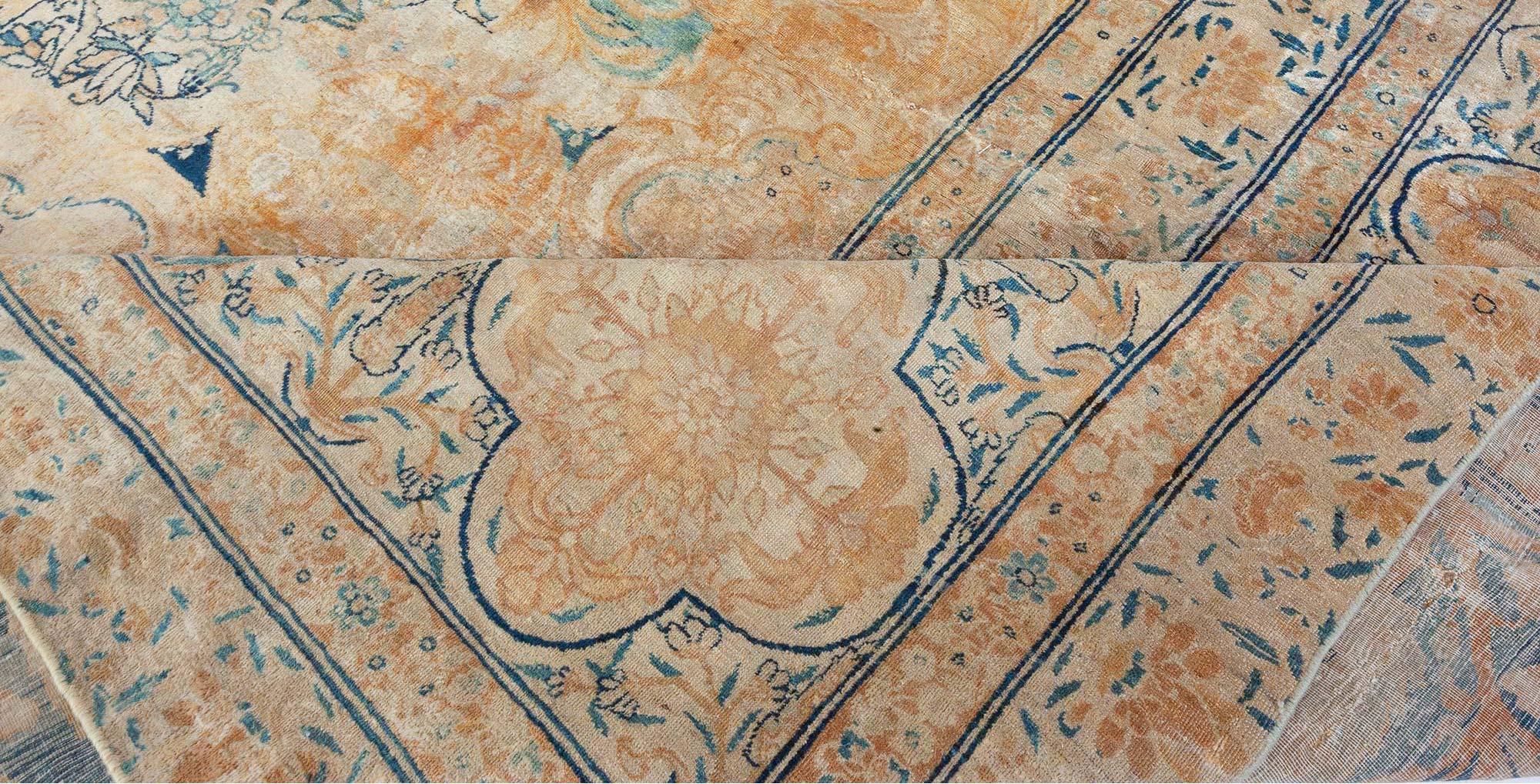 Authentic 19th Century Persian Kirman Carpet For Sale 9