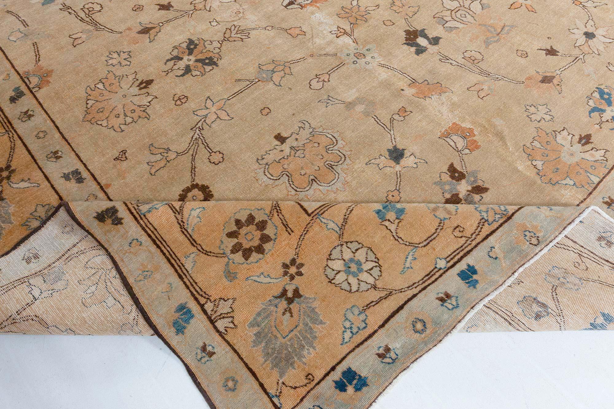 Authentic Persian Tabriz Handmade Wool Carpet For Sale 2