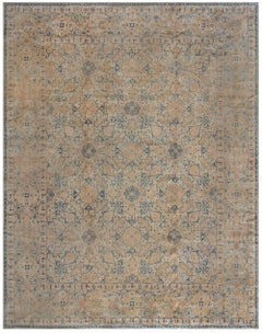 Authentic Persian Tabriz Vintage Handmade Carpet