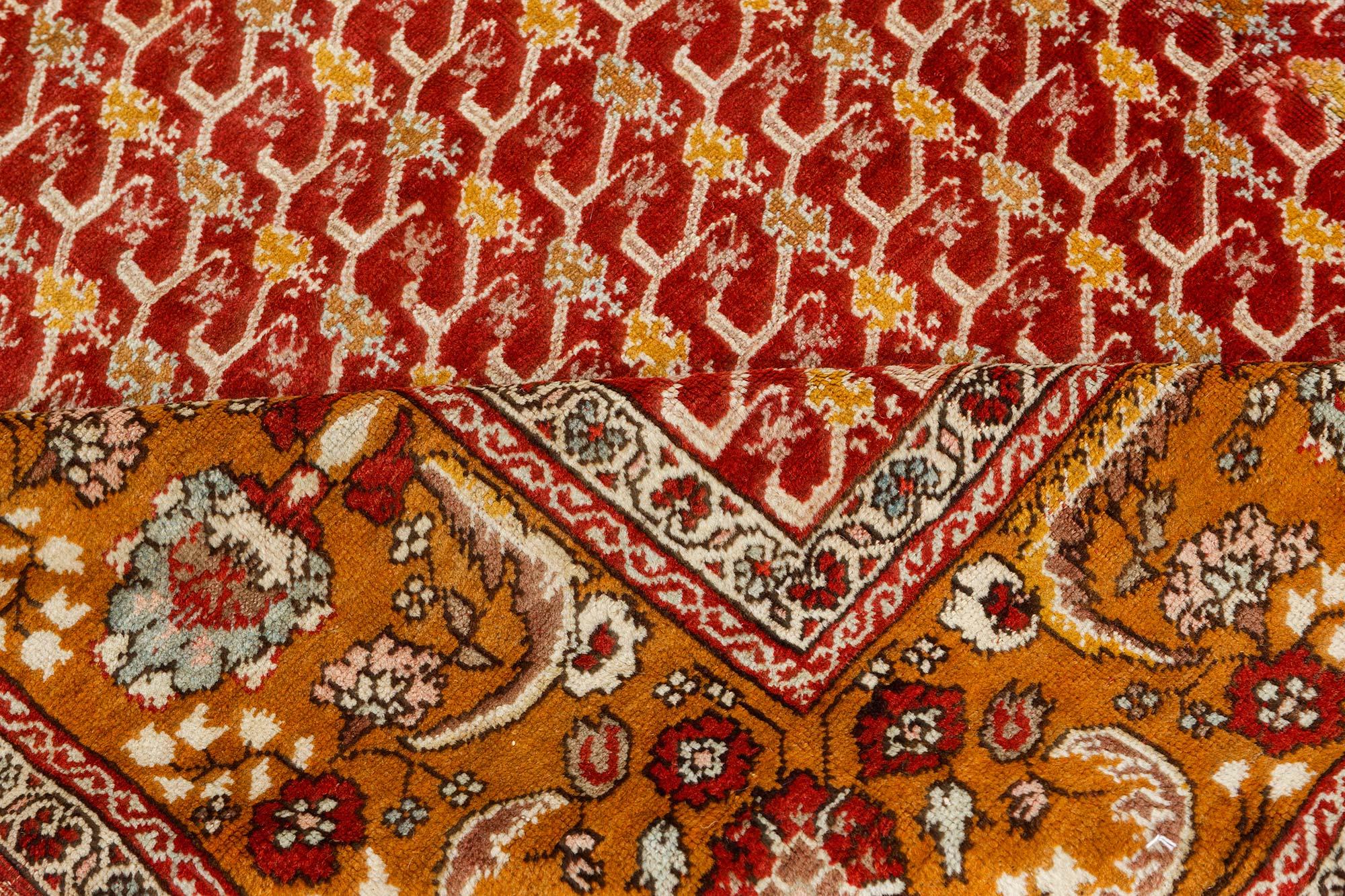 Authentic Turkish Oushak Handmade Wool Carpet 1