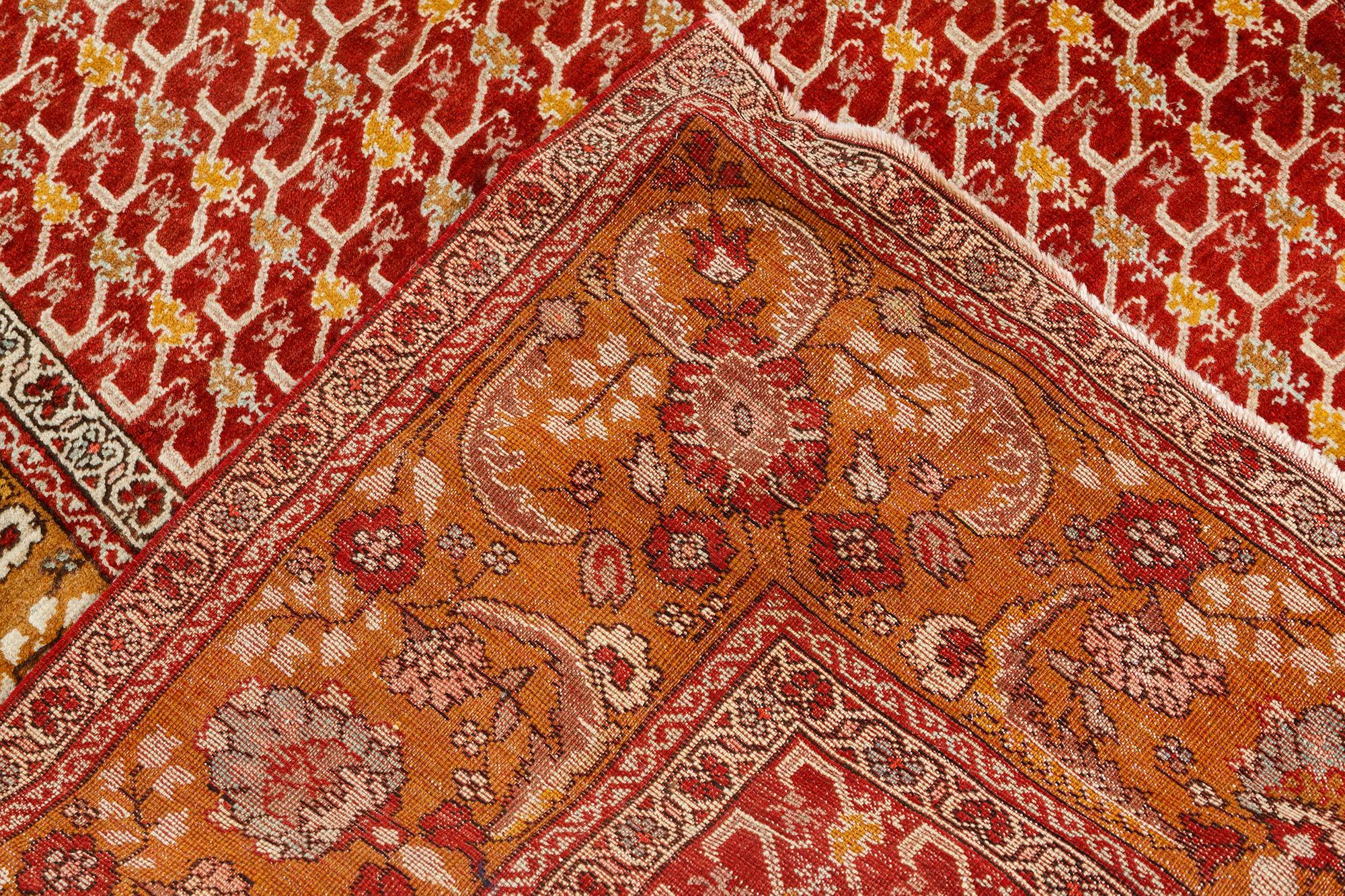 Authentic Turkish Oushak Handmade Wool Carpet 4