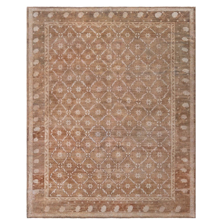 Authentic Handmade Rugs Collection Authentic Turkish Oushak Handmade Wool Rug For Sale at 1stDibs