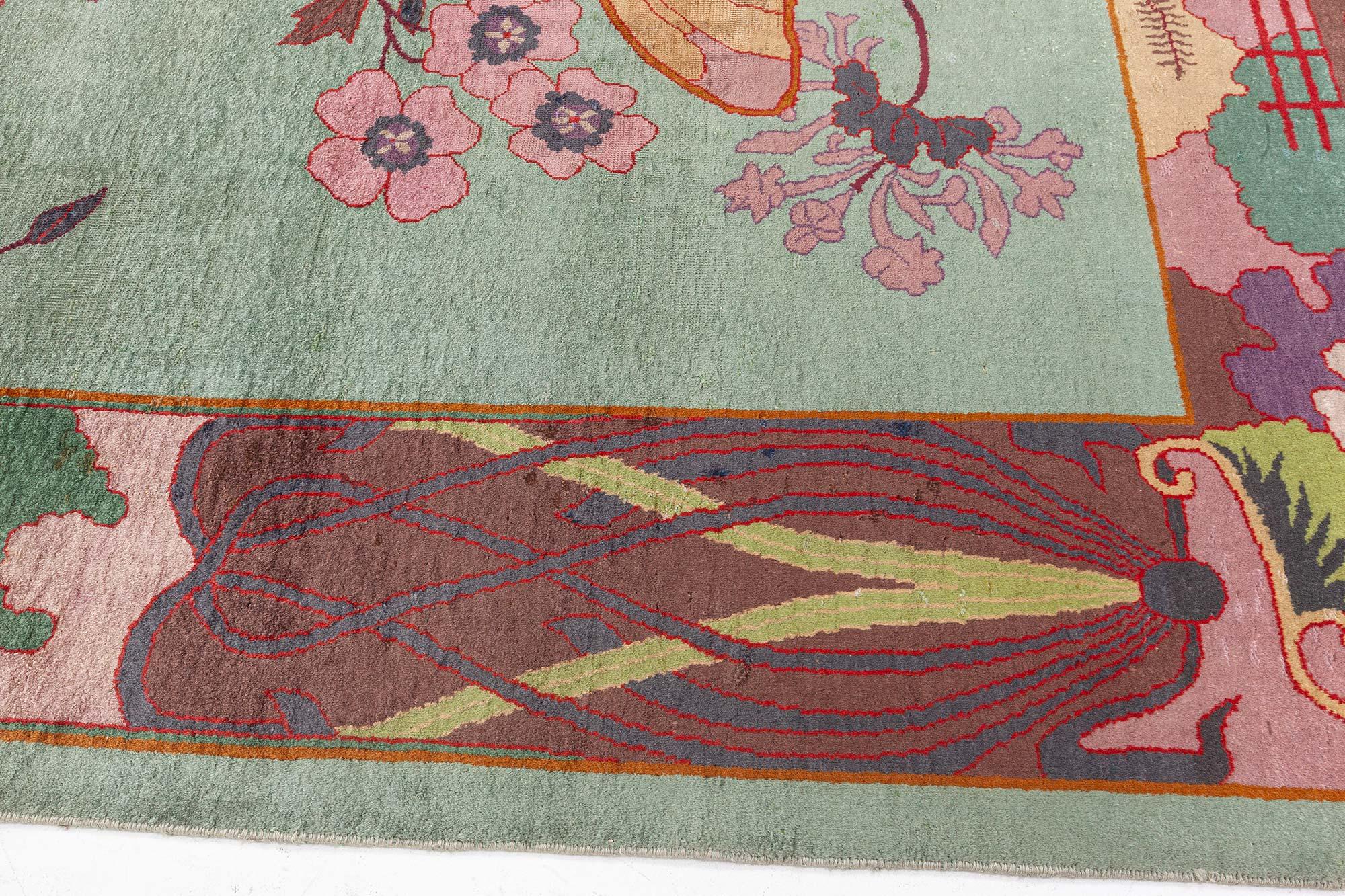 Chinesischer Art Deco Teppich (Handgeknüpft) im Angebot