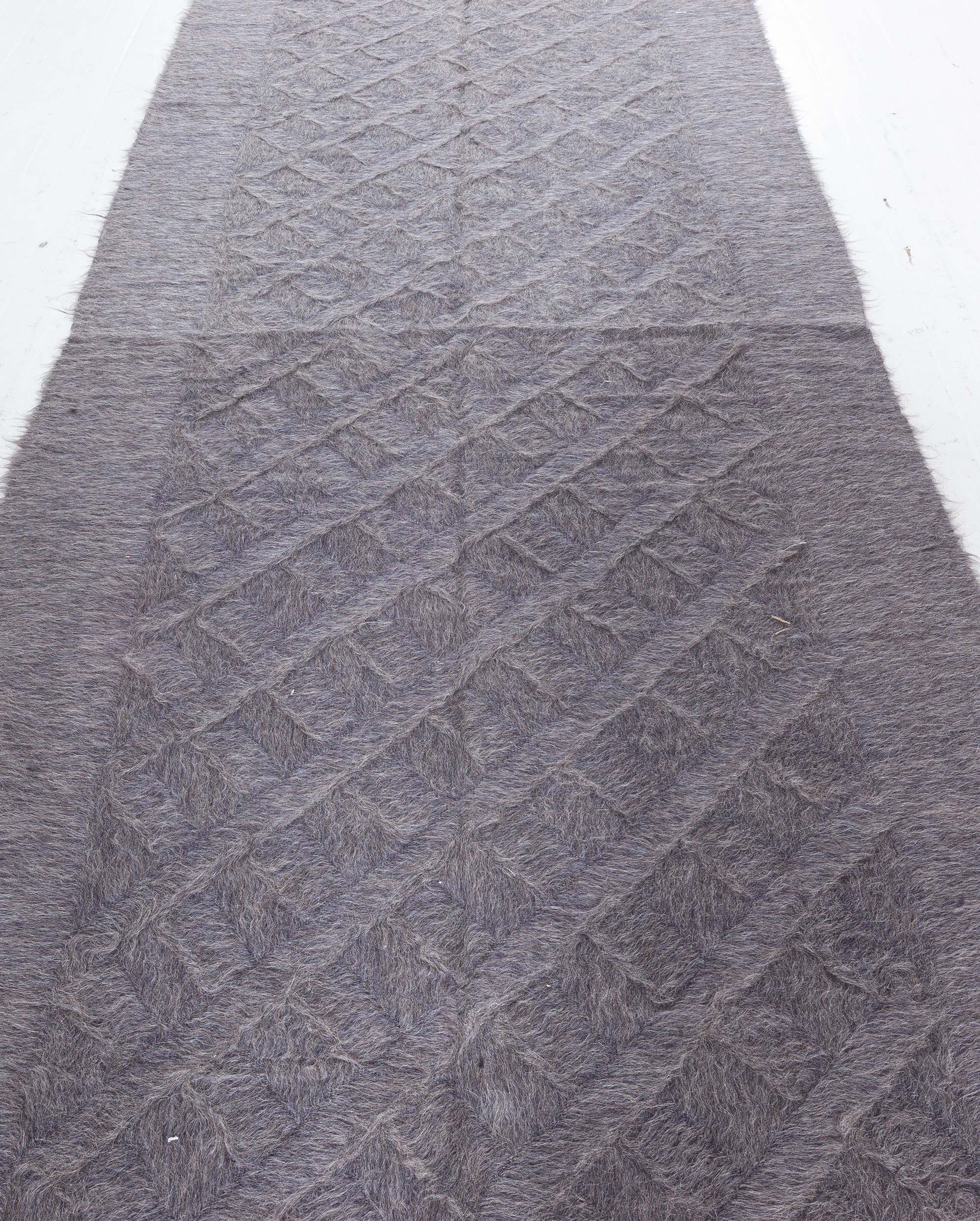 Doris Leslie Blau Collection Zeitgenössischer Läufer aus Ziegenhaar
Größe: 4'1