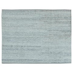 Contemporary Heathered Gray Flat-weave Rug by Doris Leslie Blau