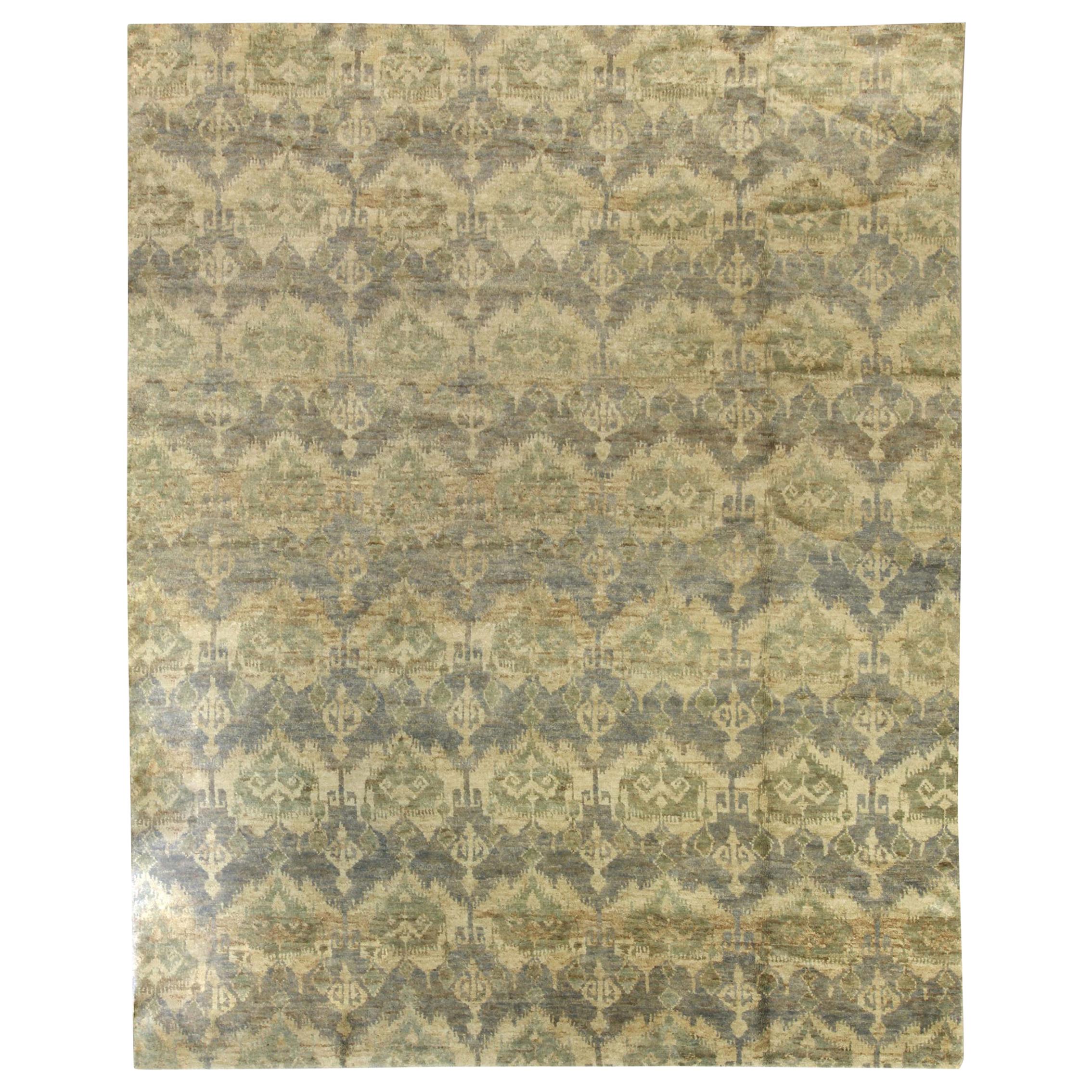 Raindrops Large Mint Green Rug by Matteo Cibic For Sale at 1stDibs