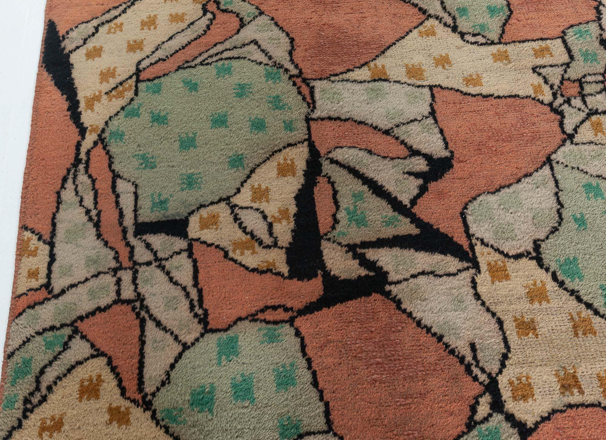 Mid-20th Century European Modernist Rug In Good Condition For Sale In New York, NY
