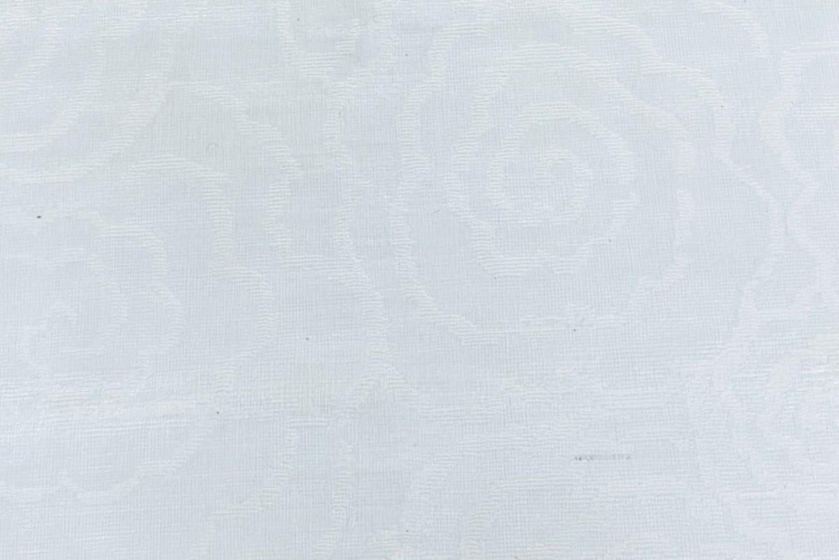 Doris Leslie Blau Kollektion Hochwertiger weißer Kamelie handgefertigter Seidenteppich (Moderne) im Angebot