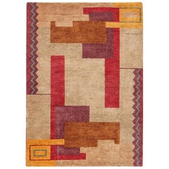 Contemporary Ivan Da Silva-Bruhns Art Deco Inspired Rug by Doris Leslie Blau