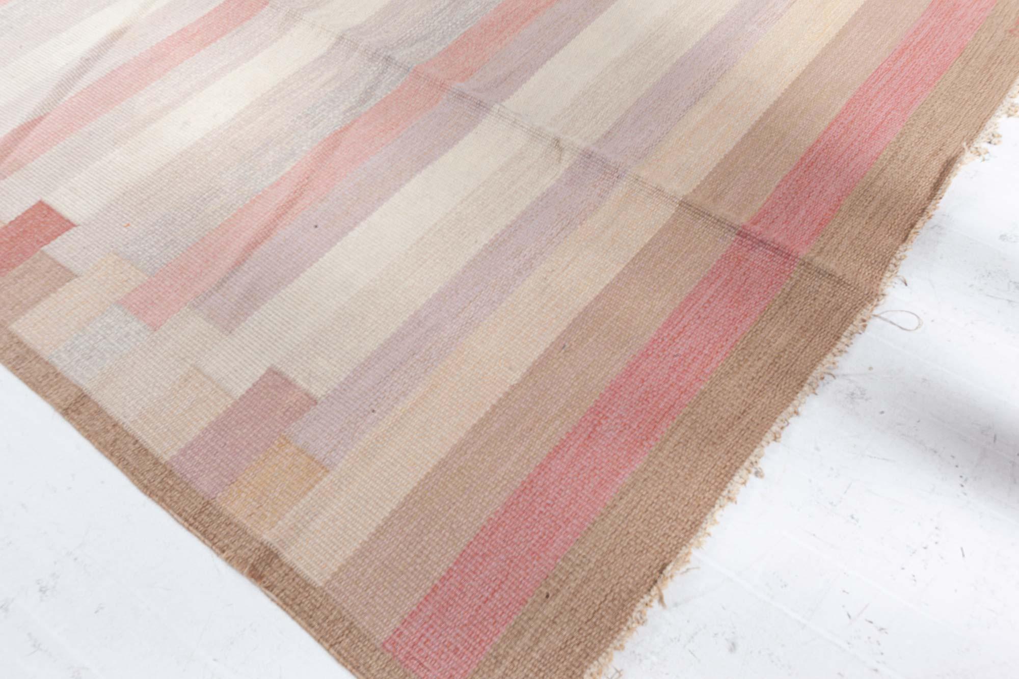 Mid-20th century Swedish Flat-Weave Rug For Sale 1