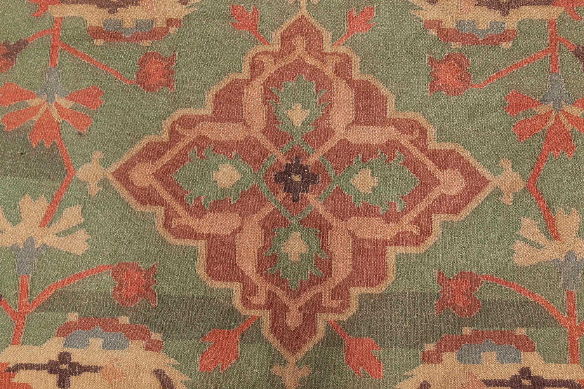 Mid-20th Century Indian Dhurrie Flat-Weave Rug
Size: 8'4