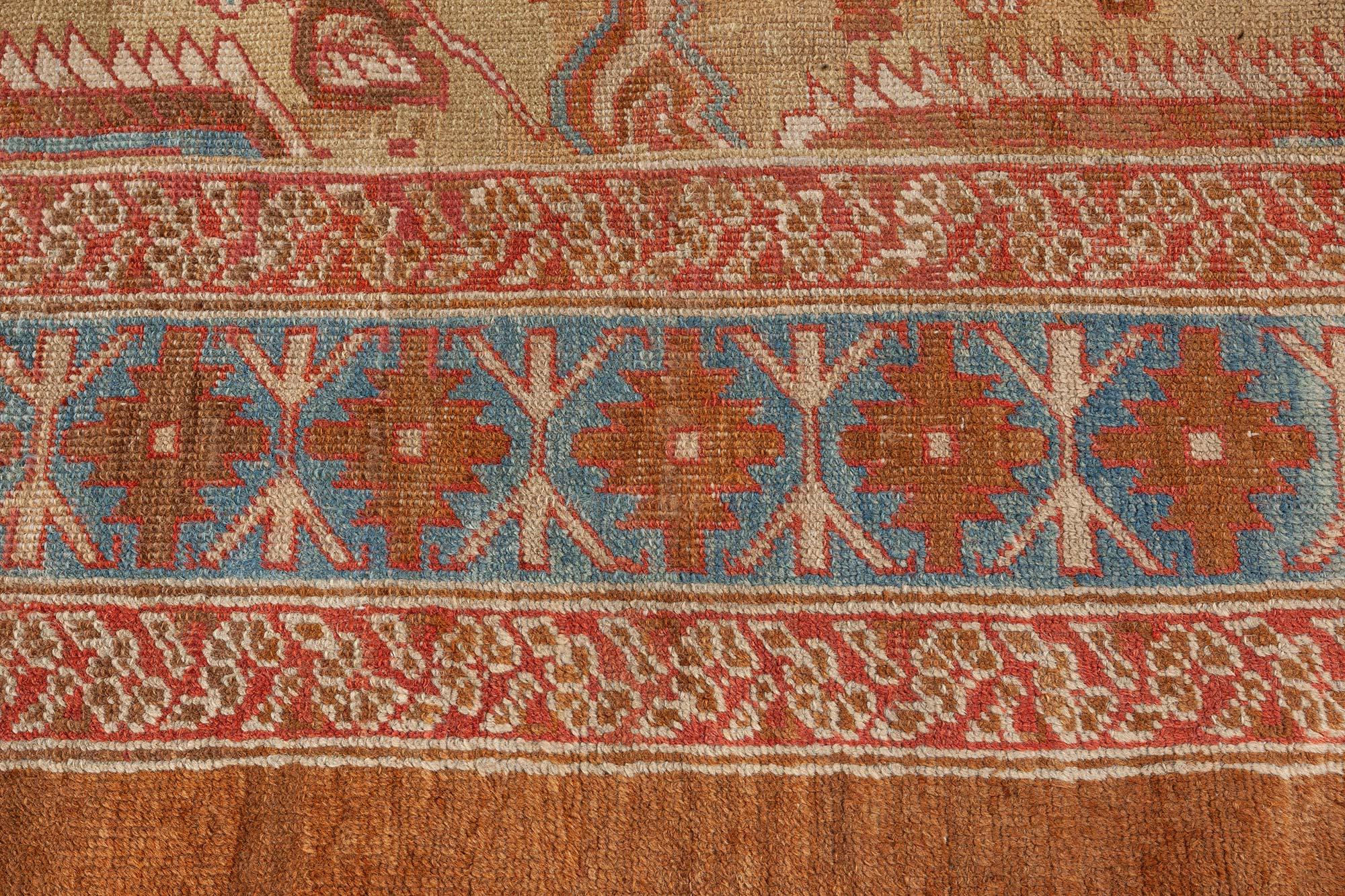 Early 19th Century Primitive Bakshaish Carpet For Sale 2