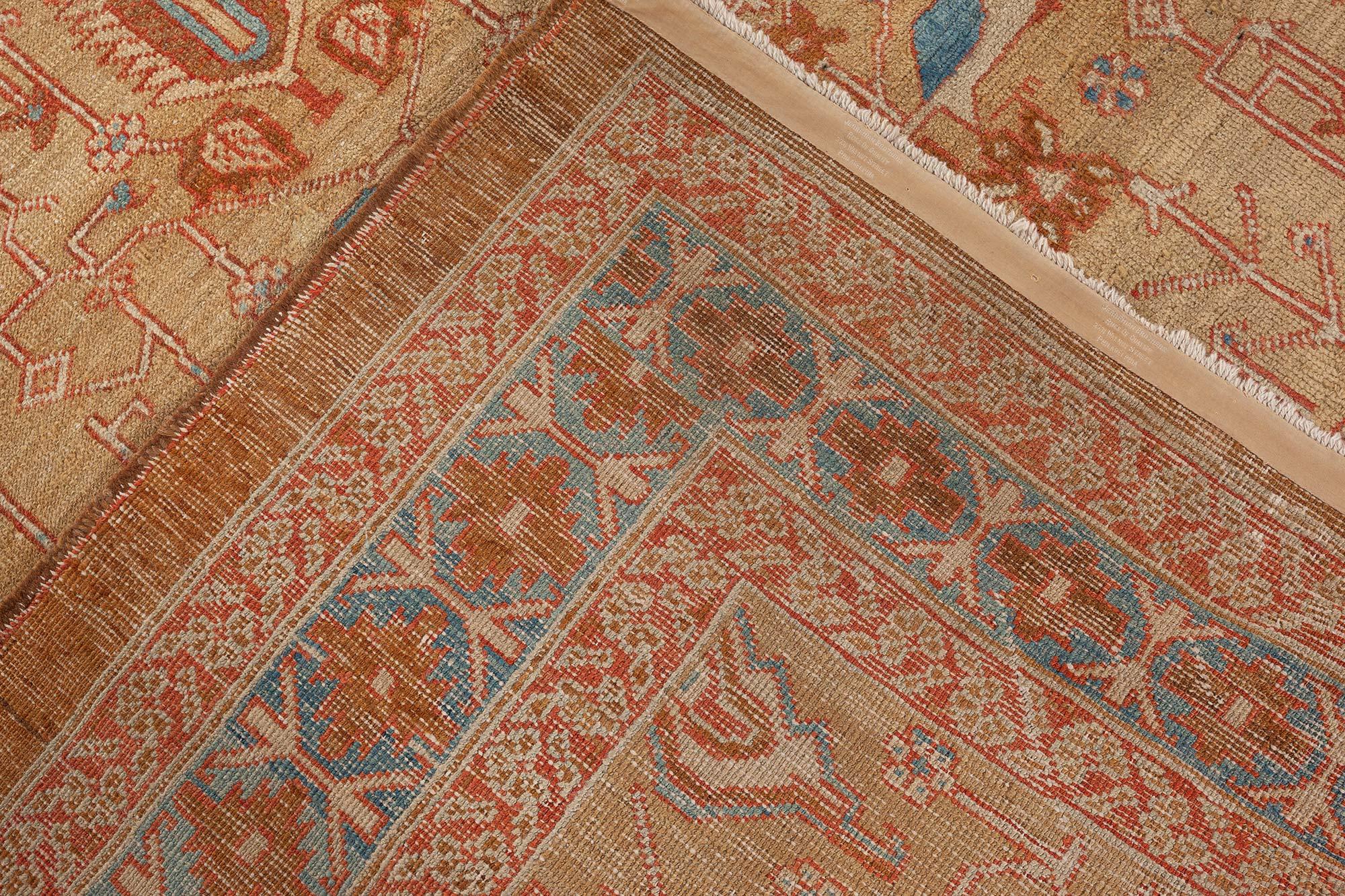 Early 19th Century Primitive Bakshaish Carpet For Sale 3
