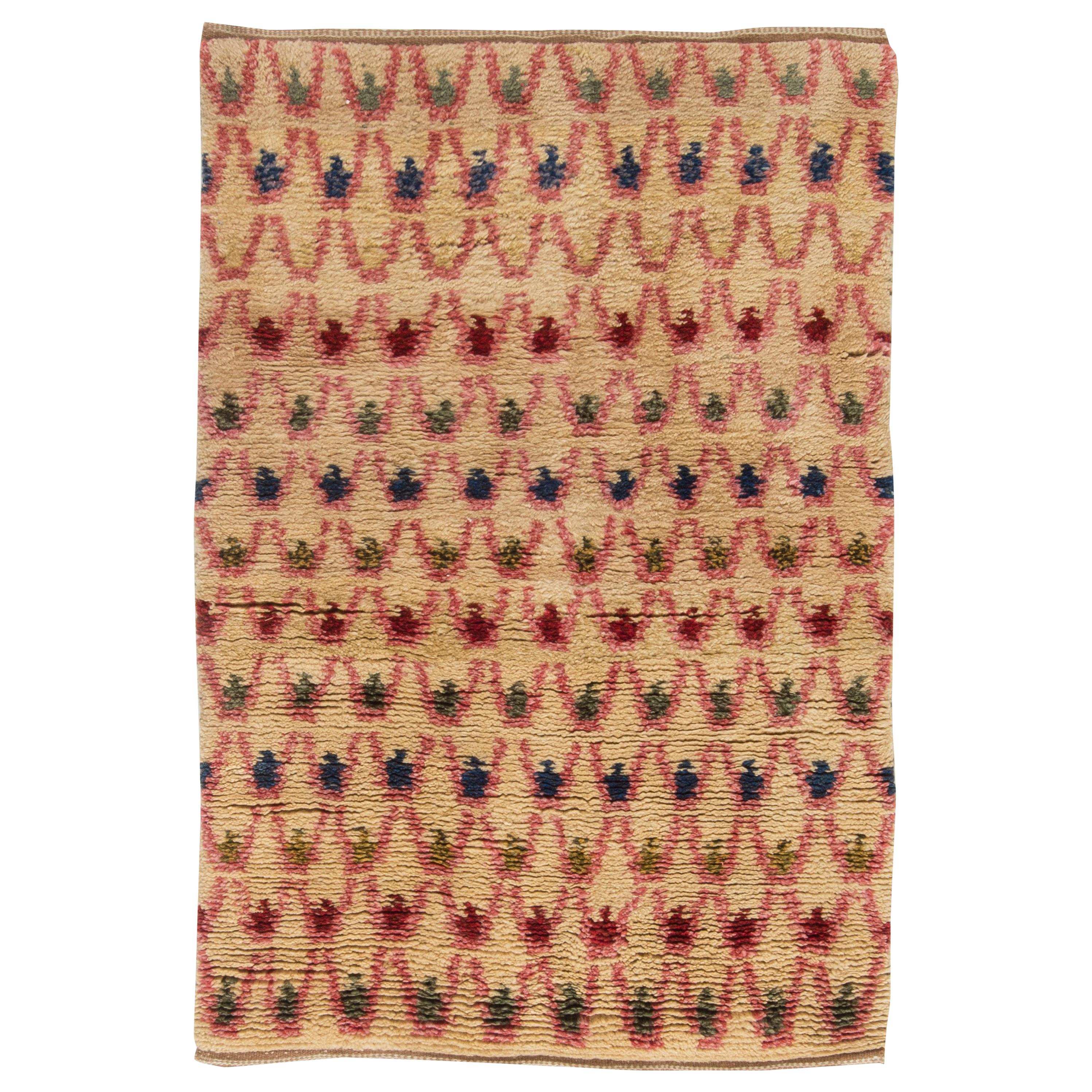 Doris Leslie Blau Collection Rya I Rainbow Handmade Wool Rug