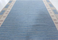 Swedish Flat Woven Rug by Margareta Akerberg