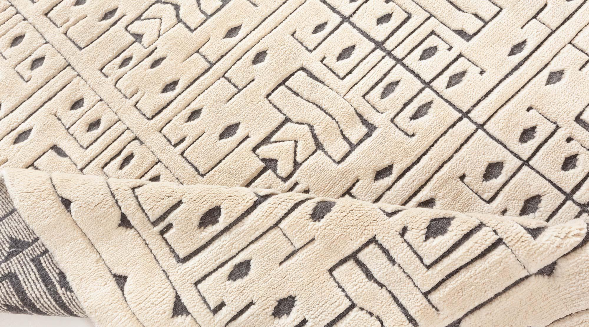 Contemporary Swedish Skvattram Style rug by Doris Leslie Blau
Size: 7'9