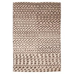 Contemporary Tribal Moroccan Style Hand-Knotted Wool Rug by Doris Leslie Blau