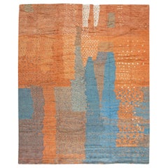 Doris Leslie Blau Collection Tribal Moroccan Style Shaggy Wool Handmade Rug