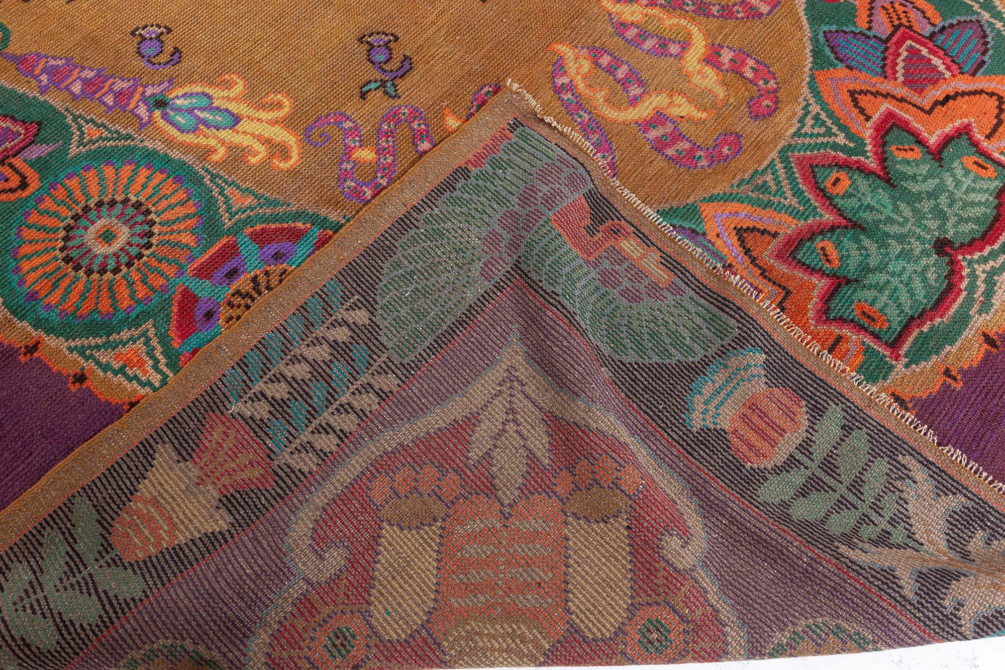 Rare Viennese Art Nouveau Rug In Good Condition For Sale In New York, NY