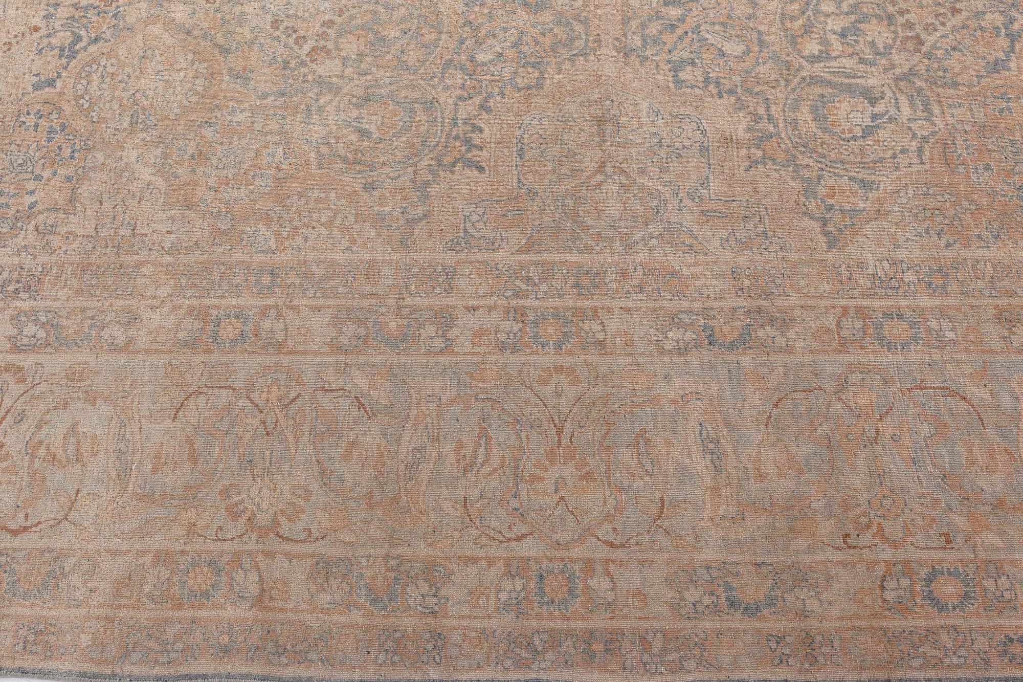 20th Century Doris Leslie Blau Vintage Persian Khorassan Hand Knotted Wool Carpet For Sale