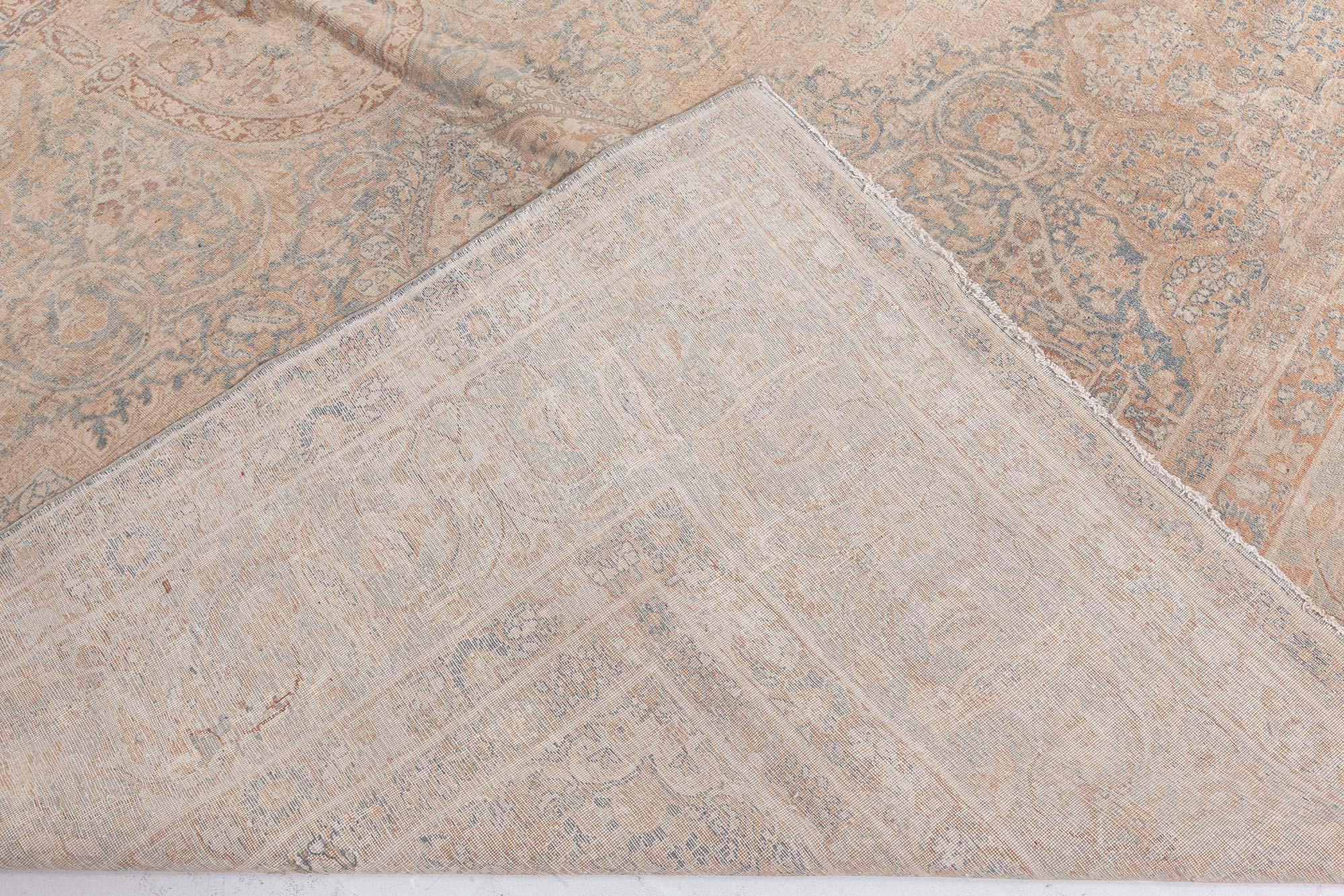 Doris Leslie Blau Vintage Persian Khorassan Hand Knotted Wool Carpet For Sale 4