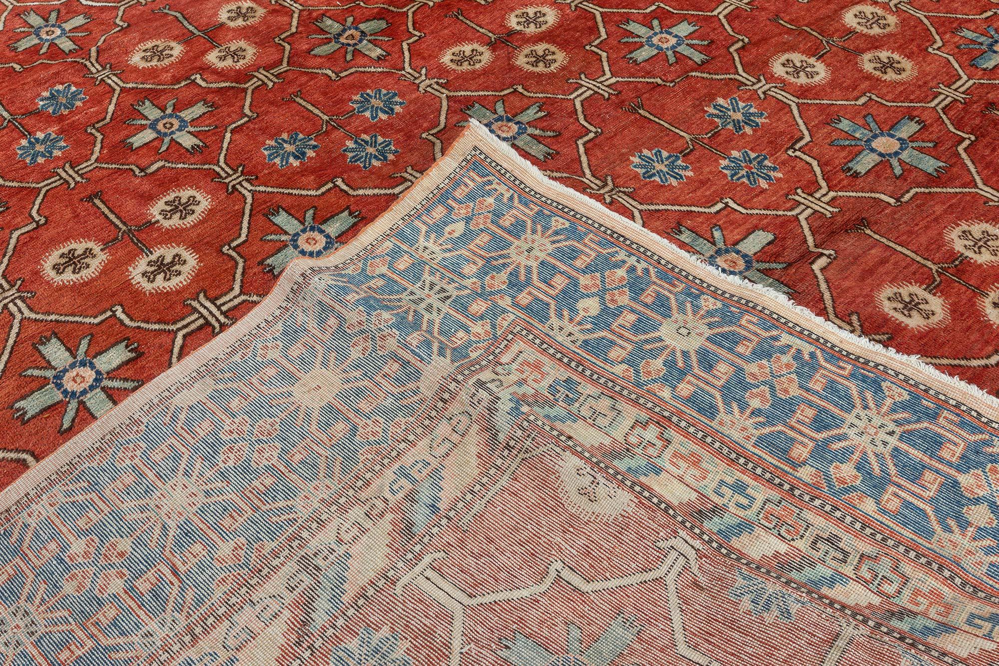 Samarkand 'Khotan' Teppich im Vintage-Stil im Angebot 1