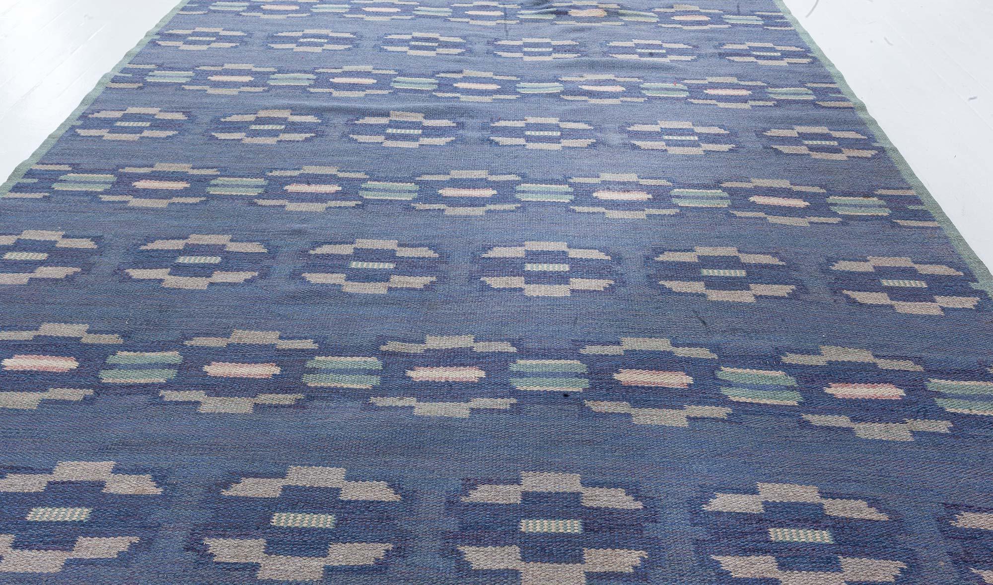 Vintage Swedish flat weave rug by A Bindd
Size: 6'3