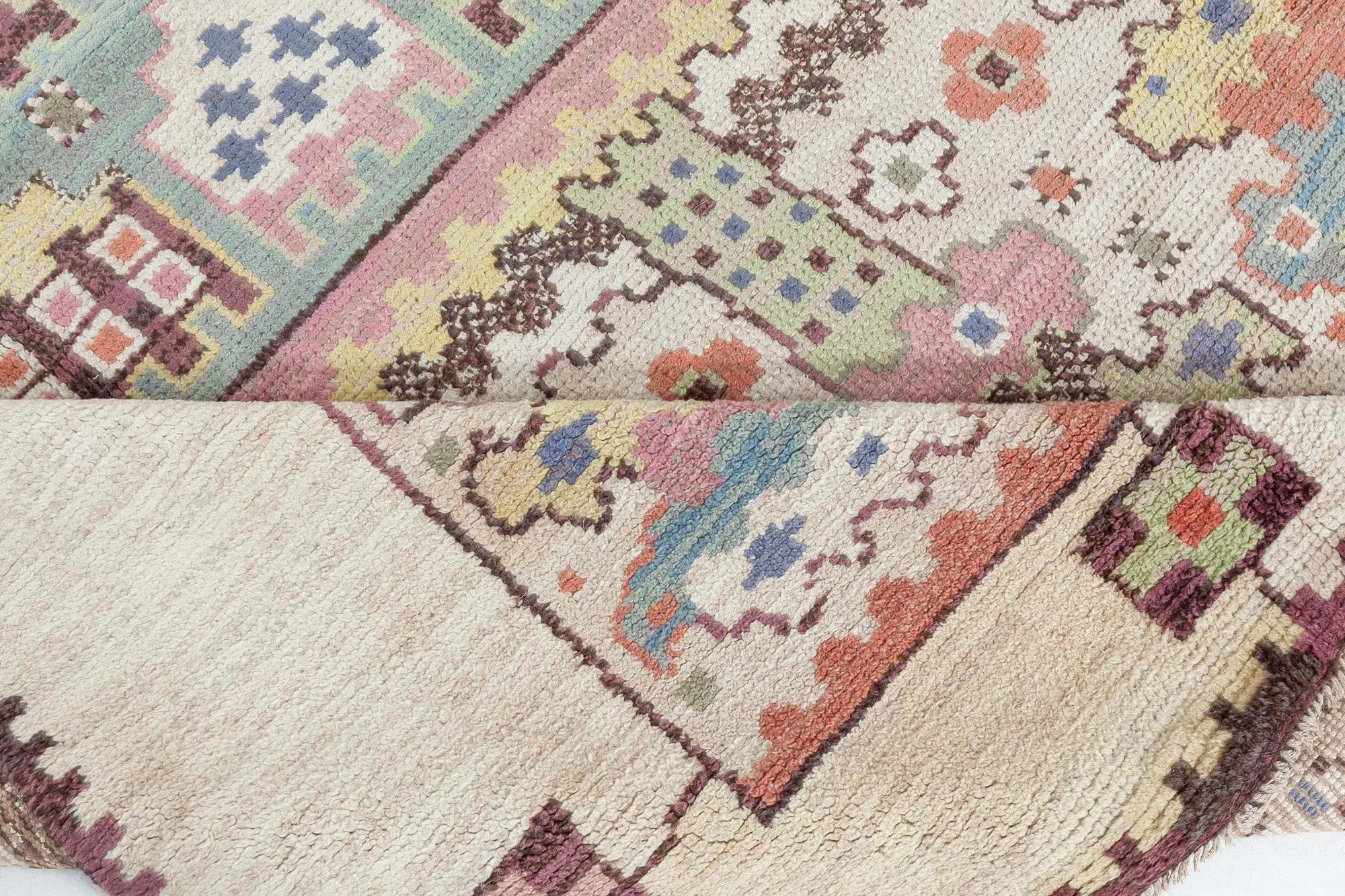Curated visual reference: Picture Idea: Vintage Swedish Pile Rug By Marta Mass Fjetterstrom For Sale