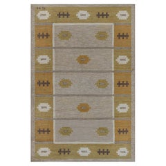 Doris Leslie Blau Collection Vintage Swedish Rug Signed by Svensk Hemslöjd 
SH
