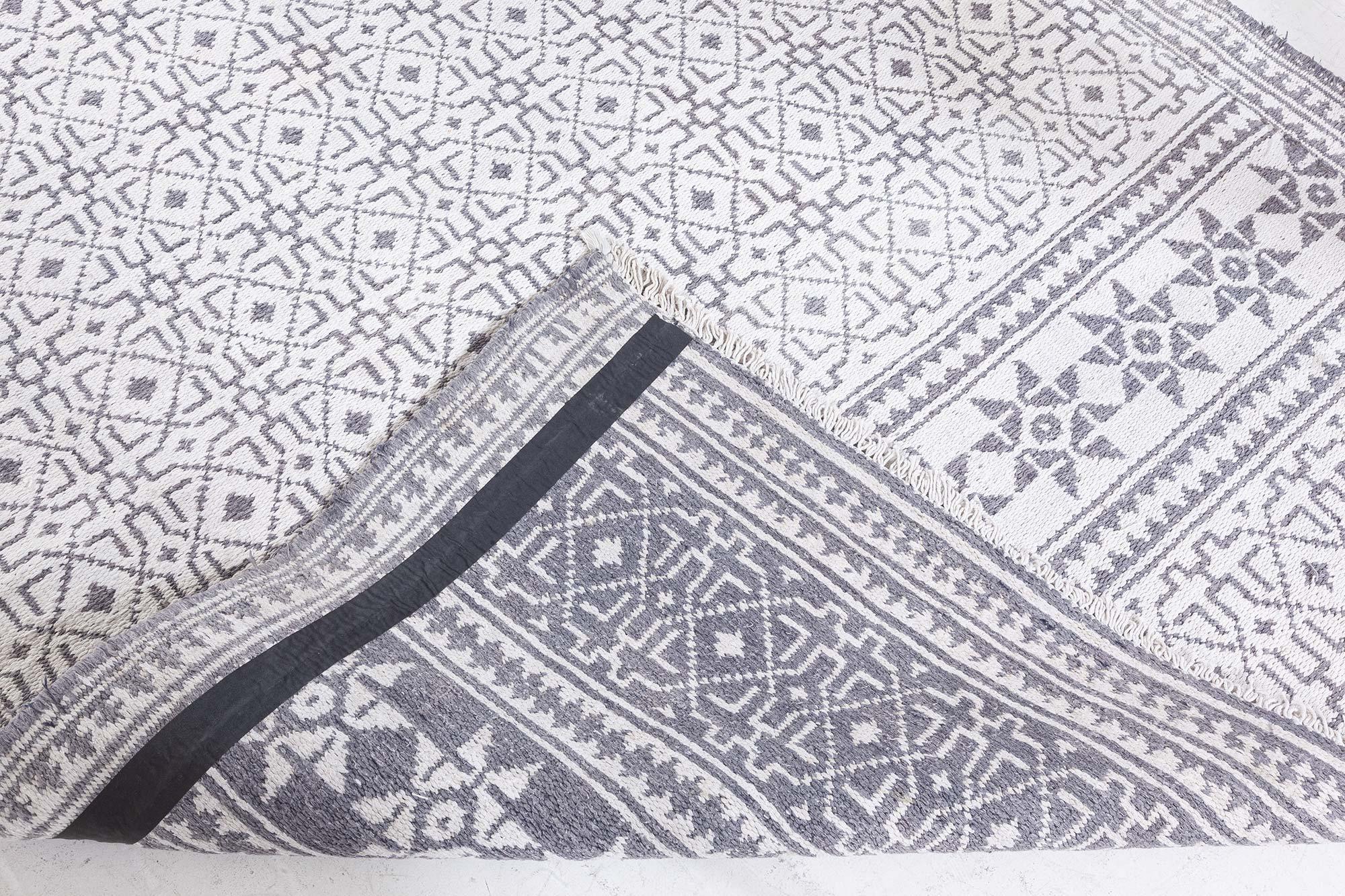Cotone Doris Leslie Blau Runner in cotone Agra (taglia adeguata) in vendita