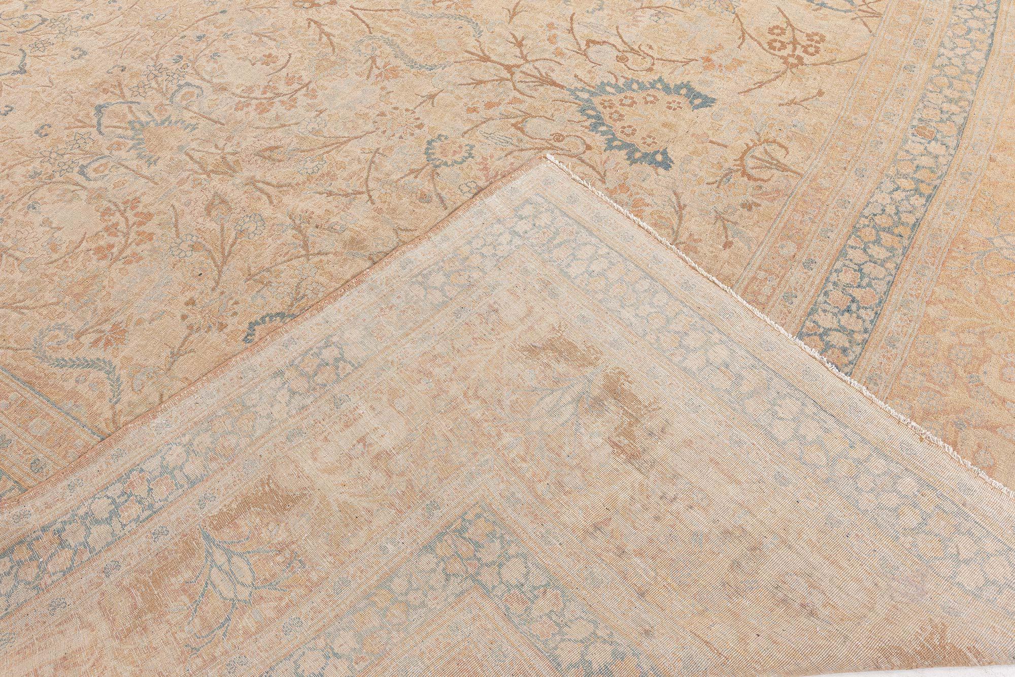 Doris Leslie Blau Alfombra persa antigua hecha a mano Meshad de principios del siglo XX en venta 3