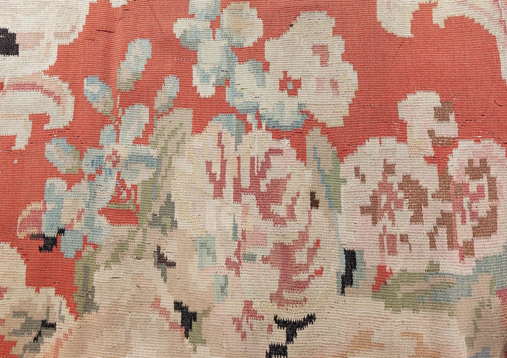 Doris Leslie Blau Early 20th Century Bessarabian Floral Handmade Rug For Sale 1