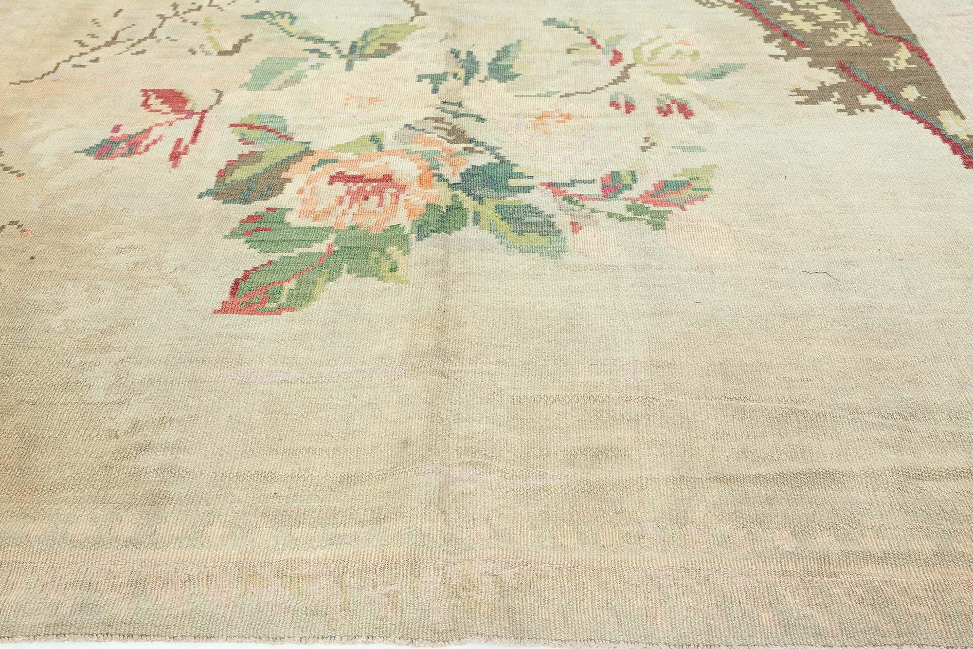 Handgefertigter bessarabischer Wollteppich aus dem frühen 20.
Größe: 152 × 234 cm (5'0