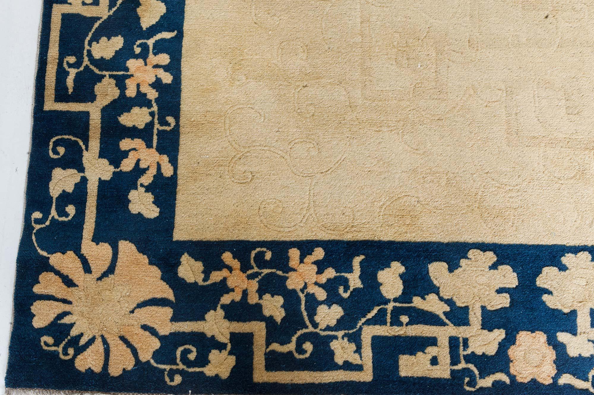 Chinois Doris Leslie Blau Tapis chinois en laine fait à la main du début du 20e siècle en vente