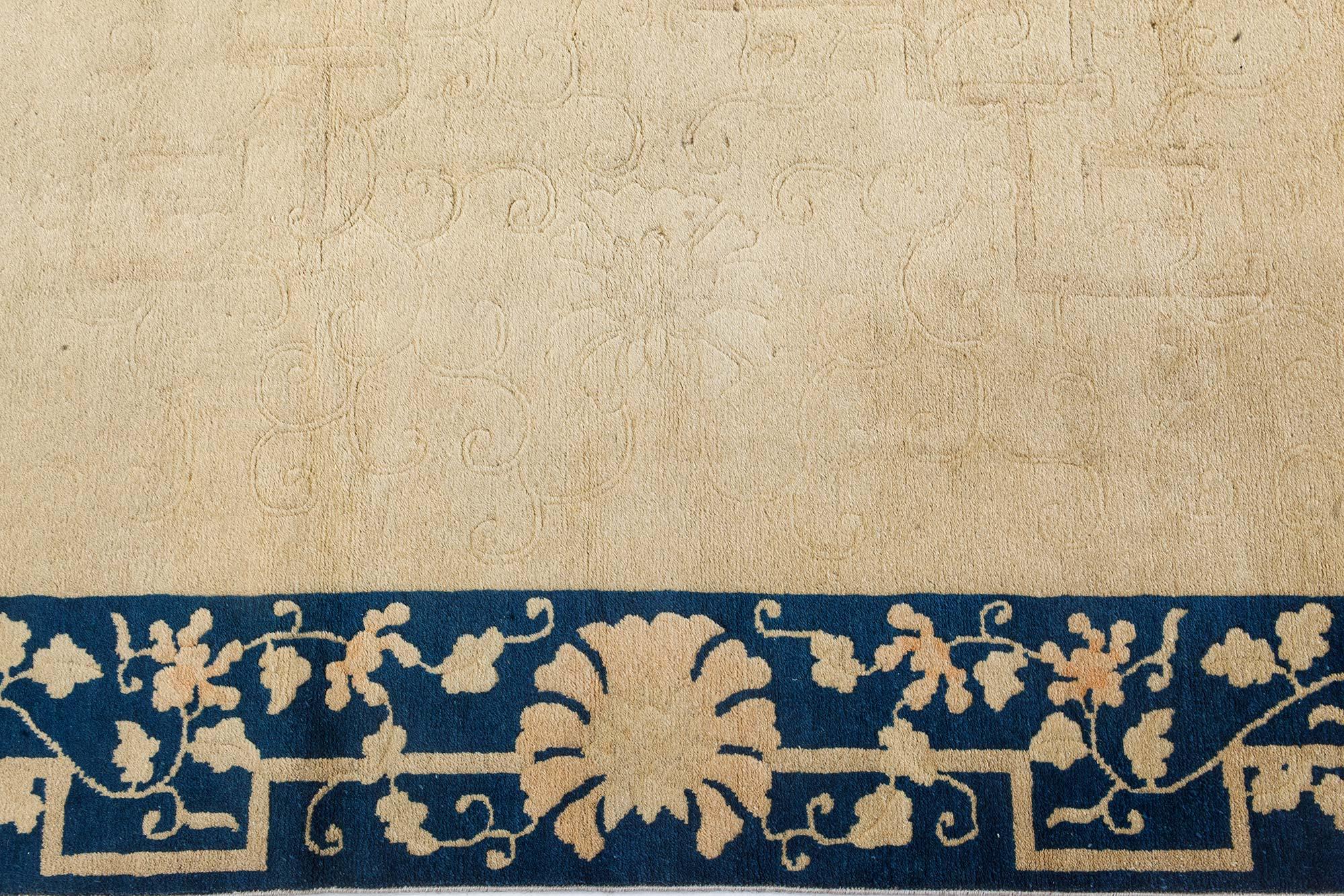 Noué à la main Doris Leslie Blau Tapis chinois en laine fait à la main du début du 20e siècle en vente