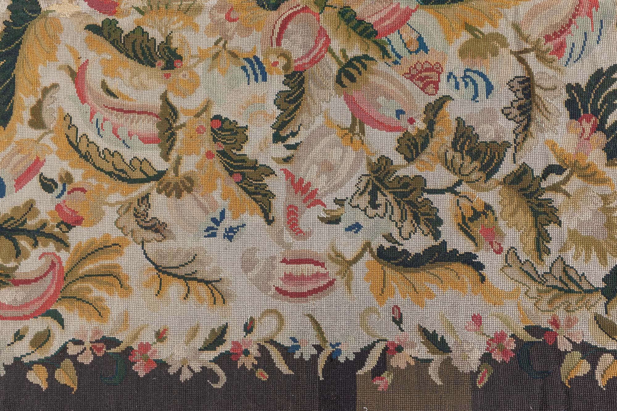 Anglais Doris Leslie Blau Tapis à aiguilles anglais du début du 20e siècle en vente